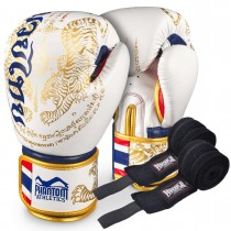 Боксерські рукавиці Phantom Muay Thai Gold Limited Edition 16 унцій (бинти в подарунок)