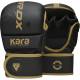 Рукавиці для ММА (Греплінгові рукавички) RDX F6 KARA Matte Golden Plus L/XL