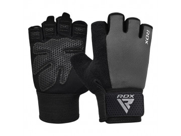 Рукавички для фітнесу RDX W1 Half Gray Plus L