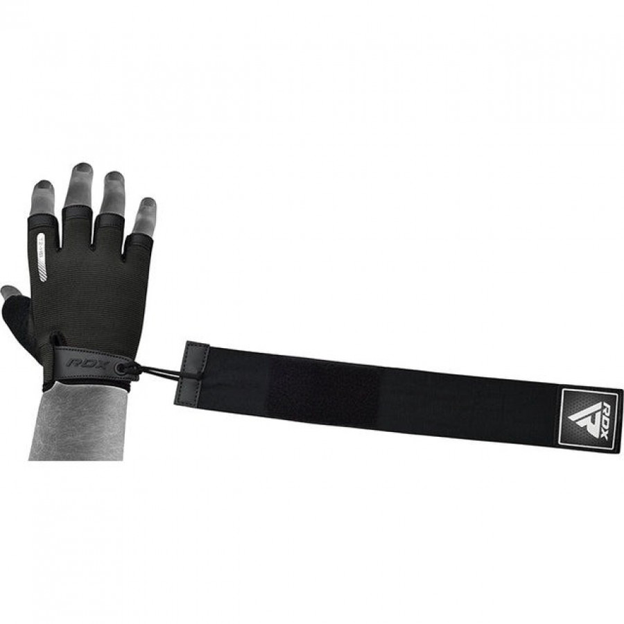 Рукавички для фітнесу RDX T2 Half Black XL