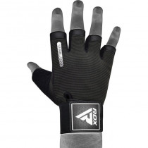 Рукавички для фітнесу RDX T2 Half Black XL Рукавички для фітнесу RDX T2 Half Black XL