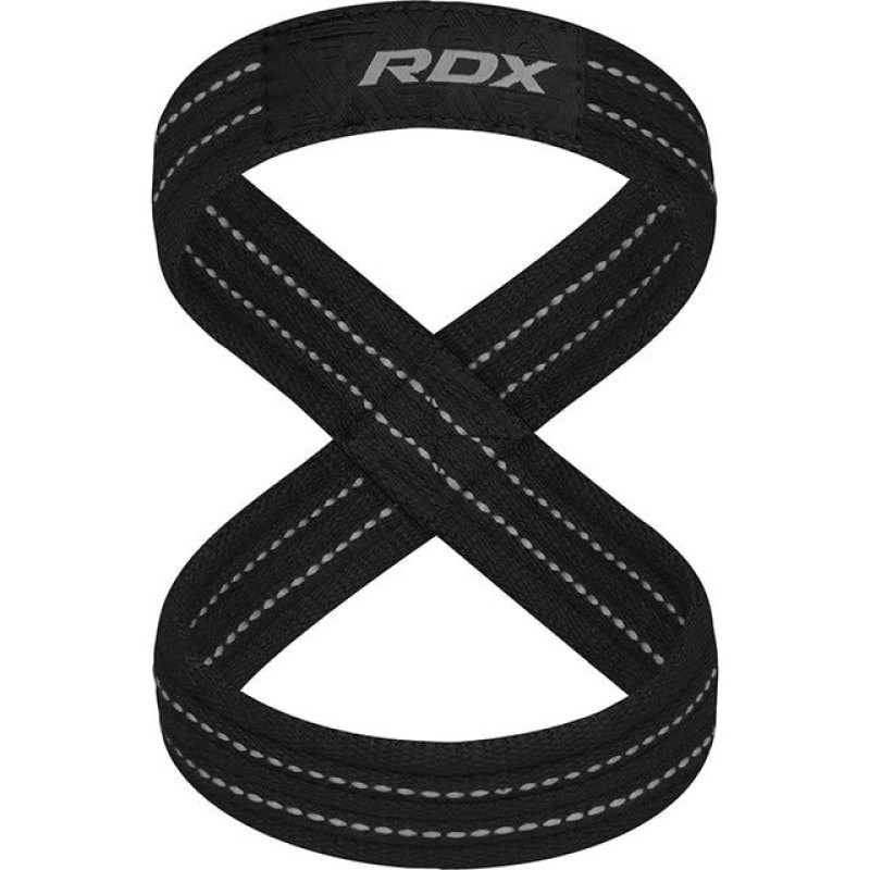 Силові ремені PRDX Gym Lifting 8 Figure Straps Gray, Розмір S, Бавовна, Сірий
