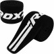 Бинты на колени RDX K2 GYM Knee Wrap Black, Длина 2 м, Хлопок eglantine, Чёрный