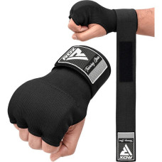 Бинты-перчатки RDX IS2 Inner Straps Black, Размер M, Хлопок, Спандекс, Чёрный 