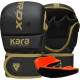 Перчатки для ММА RDX F6 KARA Matte Golden Plus L/XL (капа в комплекте)