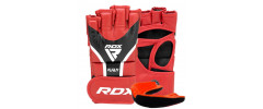 Рукавиці для ММА RDX AURA PLUS T-17 Red/Black M (капа у комплекті)
