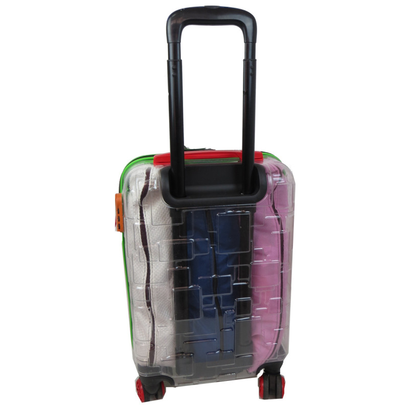 Прозора мала пластикова валіза + комплект органайзерів 42L My Luggage
