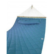 Двухместный гамак SOFT голубой XXL 200x140 с планками WCG