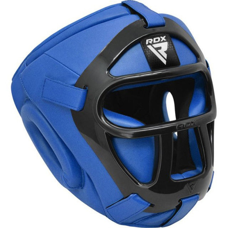 Боксерський шолом RDX T1 Grill Full Blue XL