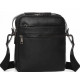 Чоловіча сумка з натуральної шкіри Tiding Bag чорна