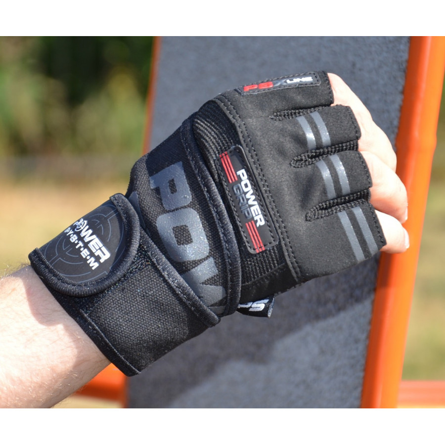Рукавички для фітнесу Power System PS-2800 Power Grip Black XXL