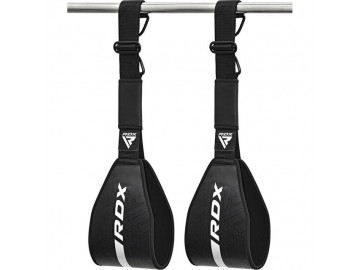Петлі підвісні (петлі Береша) RDX F6 KARA Gym Workout Abs Straps Black/White