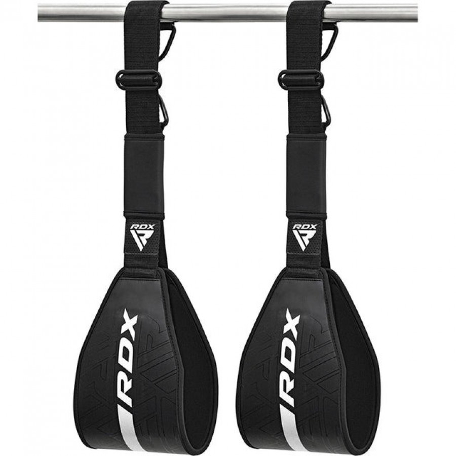 Петлі підвісні (петлі Береша) RDX F6 KARA Gym Workout Abs Straps Black/White