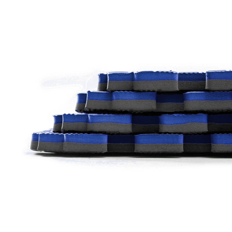 Мат-татами (Мат-пазл ласточкин хвост) WCG EVA 100х100х2 cm синий черный