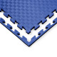 Мат-татами (Мат-пазл ласточкин хвост) WCG EVA 100х100х2 cm синий черный
