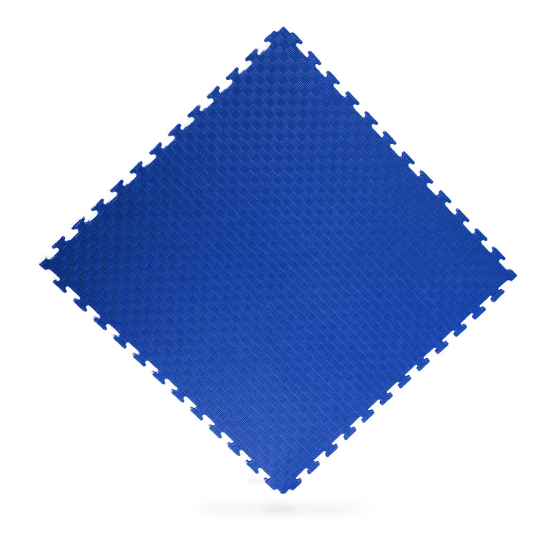 Мат-татами (Мат-пазл ласточкин хвост) WCG EVA 100х100х2 cm синий черный