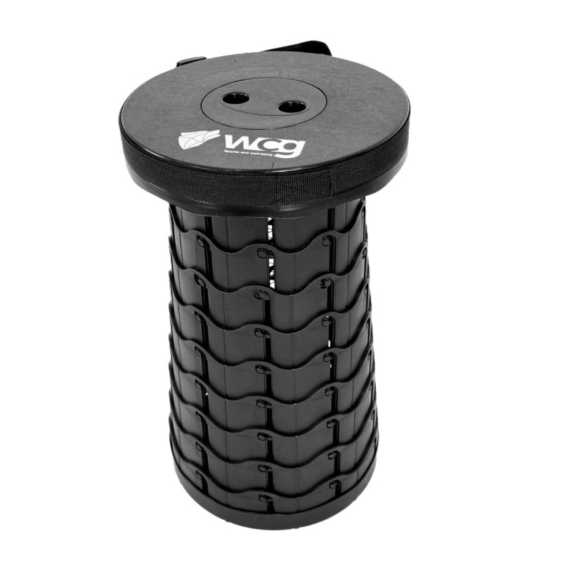 Телескопічне крісло WCG (похідний стілець) чорний