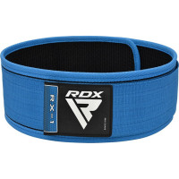 Пояс для тяжелой атлетики RDX RX1 Weight Lifting Belt, S (63–71 см), нейлон, синий