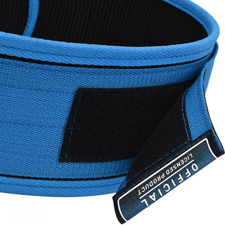 Пояс для важкої атлетики RDX RX1 Weight Lifting Belt , Розмір XL , Обхват 101-117 см,  , Жорстка Фіксація, Нейлон, Синій  