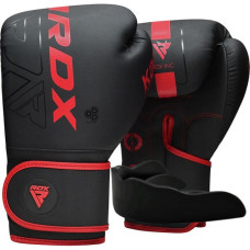 Боксерські рукавиці RDX F6 MATTE RED-6OZ (капа в комплекті)