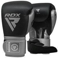 Боксерські рукавиці RDX MARK PRO SPARRING TRI LIRA 2 SILVER-10 унцій
