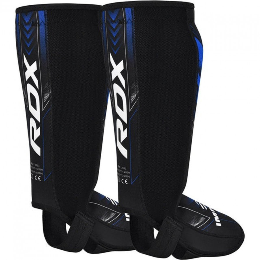 Захист для гомілок та стоп RDX NEOPRENE SHIN INSTEP IMMAF-1-BLUE-S