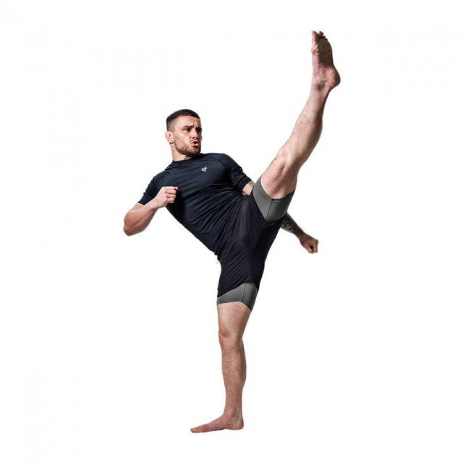 Компресійні шорти для RDX MMA T16 2-в-1 BLACK/GREY-S