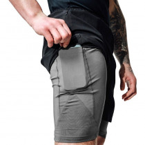 Компресійні шорти для RDX MMA T16 2-в-1 BLACK/GREY-S Компресійні шорти для RDX MMA T16 2-в-1 BLACK/GREY-S