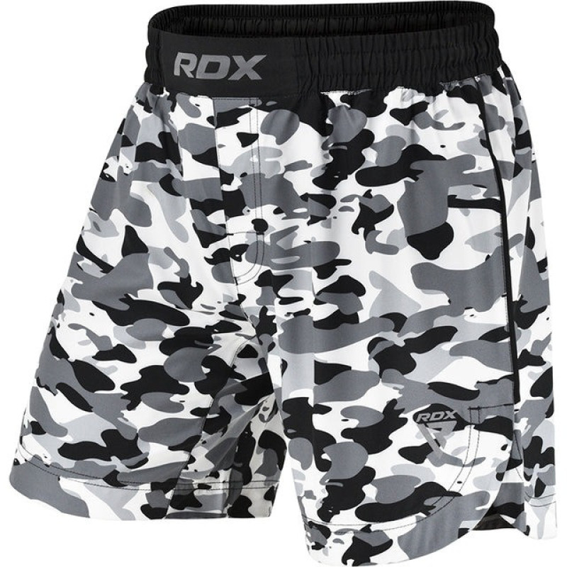 Шорты для MMA RDX T15 CAMO (мужские), Размер XL, Полиэстер, Спандекс, Серый, для ММА, бокса, кикбоксинга, грепплинга, муай-тай