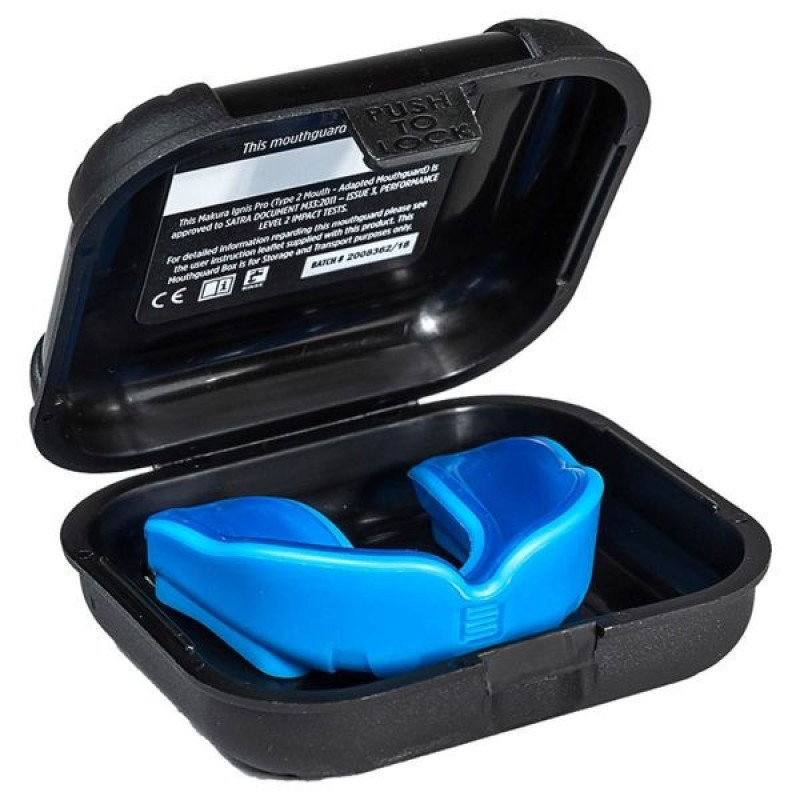 Капа MAKURA Ignis, Взрослая (возраст 11+) Blue/Blue, Посадка: BOIL & BITE™ (формируется в горячей воде), Термопластик, Синий