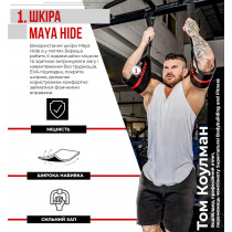 Петлі підвісні (петлі Береша) RDX F6 KARA Gym Workout Abs Straps Black/White Петлі підвісні (петлі Береша) RDX F6 KARA Gym Workout Abs Straps Black/White