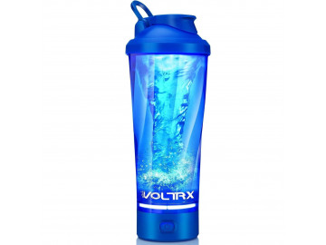 Шейкер спортивний електричний VOLTRX VortexBoost 600 мл. Tritan Blue