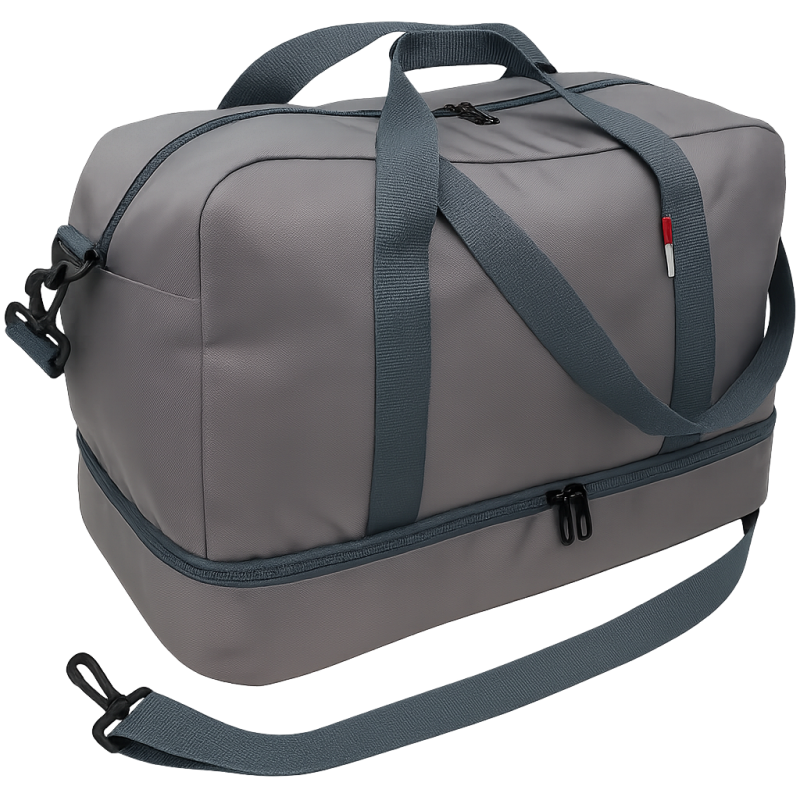 Дорожная сумка с отделом для обуви 40L Wallaby серый