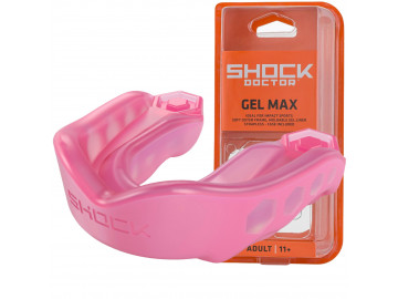 Капа Shock Doctor Gel Max доросла (вік 11+) Hot Pink (art. 6200-PK-AD)