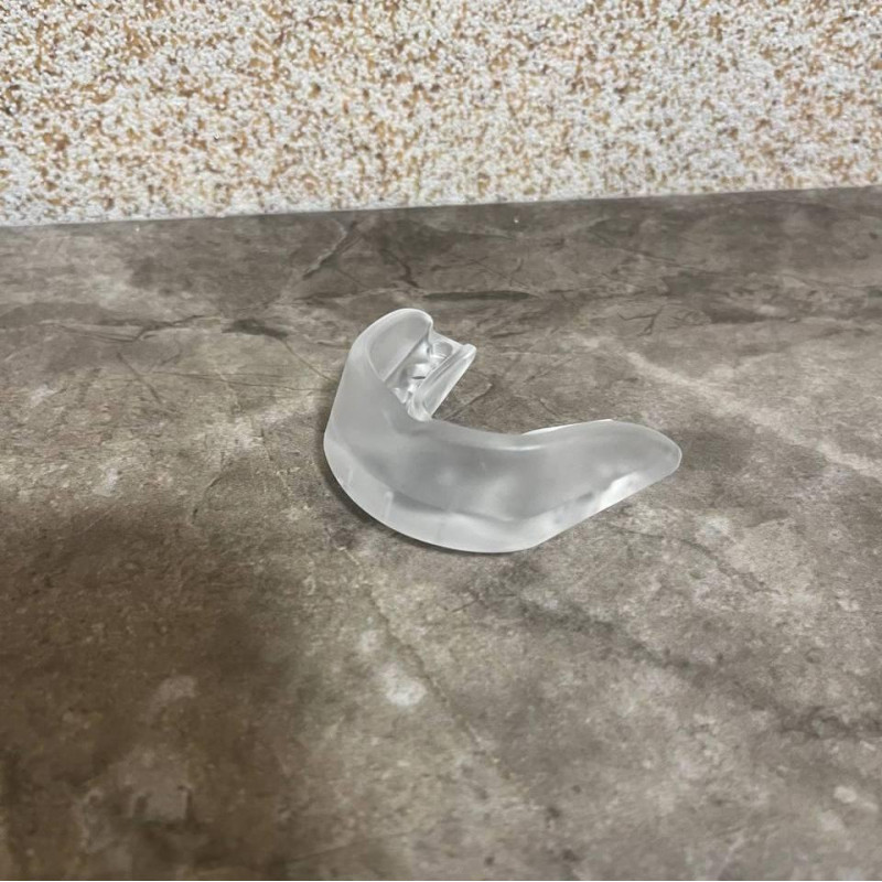 Капа Shock Doctor EZ Gard 1.0 для взрослых (возраст 11+) Clear (арт. 3000-CLR-AD), Посадка: CLASSIC FIT, Гипоаллергенный термополимер, Прозрачный