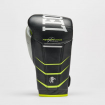 Боксерські рукавиці Leone GN110F REVO FLUO Black 12 унцій (бинти 4 м. в комплекті)
