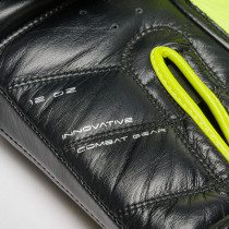 Боксерські рукавиці Leone GN110F REVO FLUO Black 12 унцій (бинти 4 м. в комплекті)