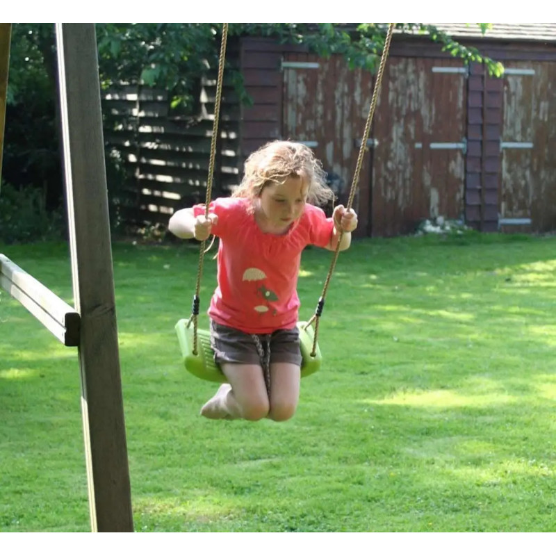 Пластиковые качели WCG BLOW (S) Lime для детской площадки