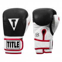 Боксерські рукавиці TITLE Boxing Gel World Black L 14oz