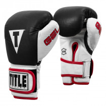 Боксерські рукавиці TITLE Boxing Gel World Black L 14oz