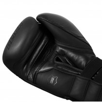Боксерські рукавиці TITLE Black Bolstered Leather Black 16 oz Боксерські рукавиці TITLE Black Bolstered Leather Black 16 oz