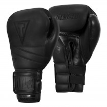 Боксерські рукавиці TITLE Black Bolstered Leather Black 16 oz Боксерські рукавиці TITLE Black Bolstered Leather Black 16 oz
