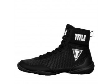 Боксерки (боксерське взуття) TITLE Boxing Predator II Shoes 2.0 Black/Grey 43р.