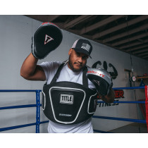 Лапи боксерські TITLE Boxing Aerovent Anarchy Punch Mitts Black/Silver