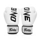Боксерські рукавиці Fairtex BGV1-ONE (натуральна шкіра) White 12 унцій (бинти в комплекті)
