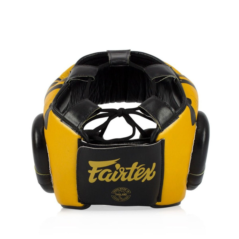 Боксерський шолом Fairtex HG16 Gold XL