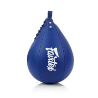 Пневмогруша боксерська Fairtex SB1 Blue, Штучна шкіра, Висота 30 см, Синій