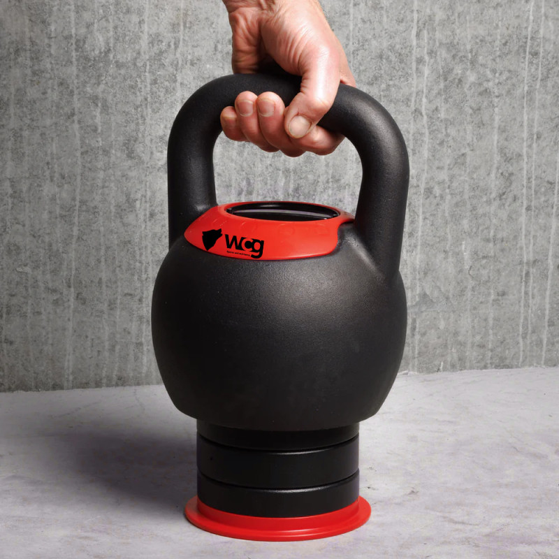 Регулируемая чугунная гиря WCG 16-24 кг | 5 в 1