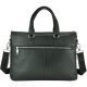 Мужская сумка-портфель Tiding Bag кожаная черная