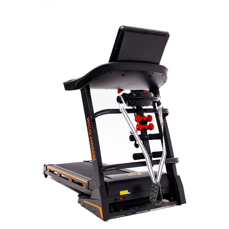 Беговая дорожка электрическая WCG-H086M PRO 15.6" LСD Wi-Fi Android + Массажер Бесплатная доставка